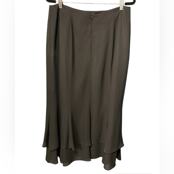 Adrianna Papell Skirts | Dark Mori Formal Midi Trumpet  |Color: Black|Size: 16 - Picture 2 of 7